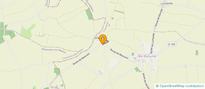 localisation de l'entreprise MADAME SOLENE CHARMETANT à RANVILLE-BREUILLAUD