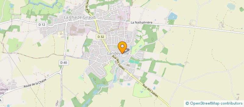 localisation de l'entreprise MADAME SOLENE CHATELIER à LANDEVIEILLE