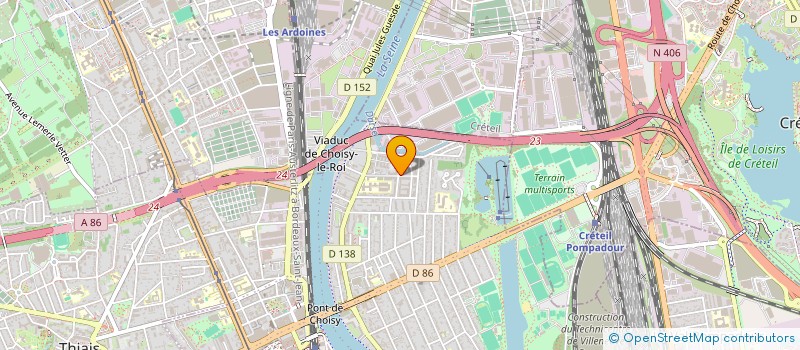 localisation de l'entreprise MADAME SOLENE CHAUMETON  CHOISY-LE-ROI