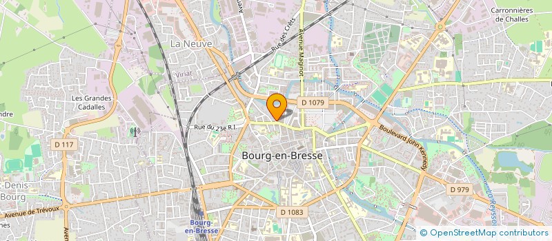 localisation de l'entreprise MADAME SOLENE CHEVALIER  BOURG-EN-BRESSE