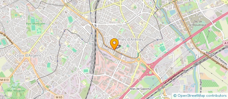 localisation de l'entreprise MADAME SOLENE CHEVALIER à MONTPELLIER