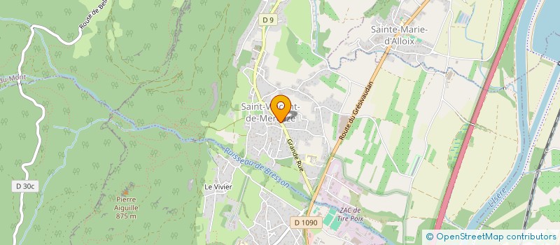 localisation de l'entreprise MADAME SOLENE CHIFFLOT  SAINT-VINCENT-DE-MERCUZE