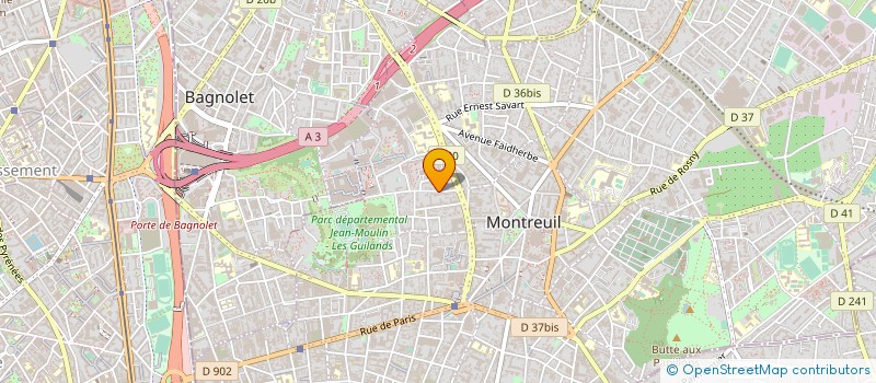 localisation de l'entreprise MADAME SOLENE COCHET à MONTREUIL