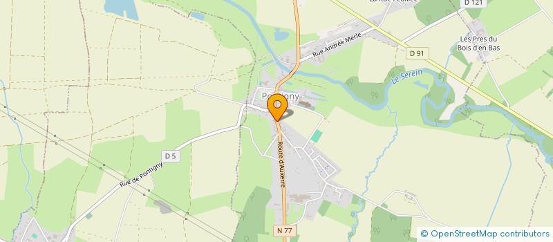 localisation de l'entreprise MADAME SOLENE CONSTANS  PONTIGNY