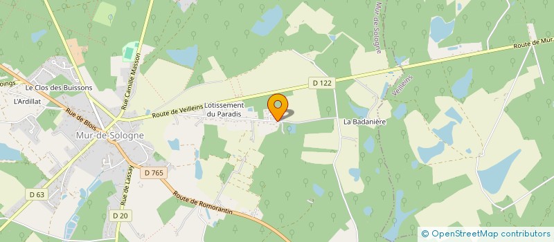 localisation de l'entreprise MADAME SOLENE CORUZZI  MUR-DE-SOLOGNE