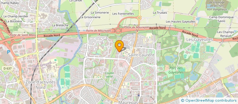 localisation de l'entreprise MADAME SOLENE COSNEFROY  RENNES