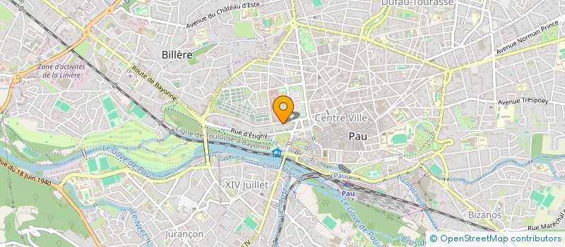 localisation de l'entreprise MADAME SOLENE COTTET à PAU