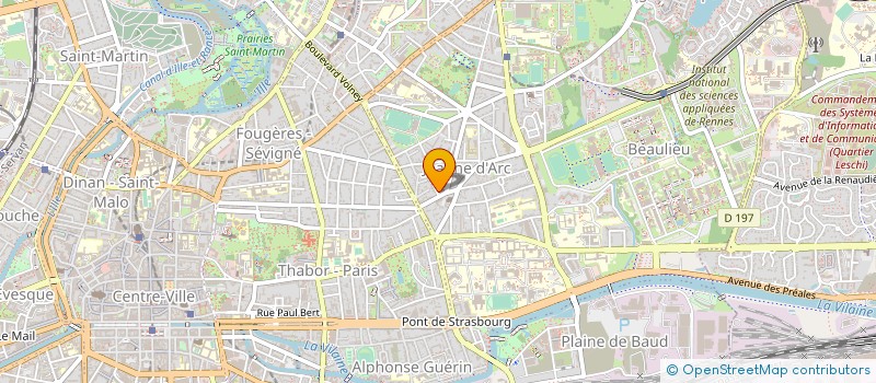 localisation de l'entreprise MADAME SOLENE COUET à RENNES