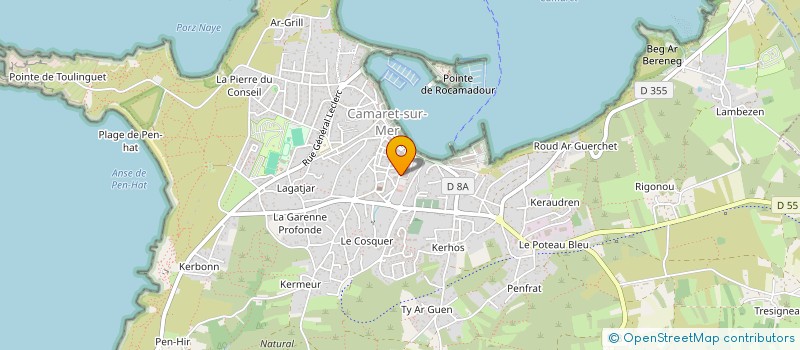 localisation de l'entreprise MADAME SOLENE CUMIN  CAMARET-SUR-MER