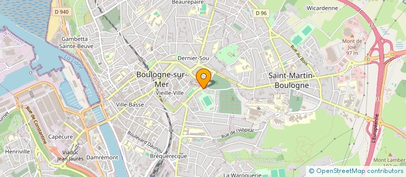 localisation de l'entreprise MADAME SOLENE DAMBRIN à BOULOGNE SUR MER