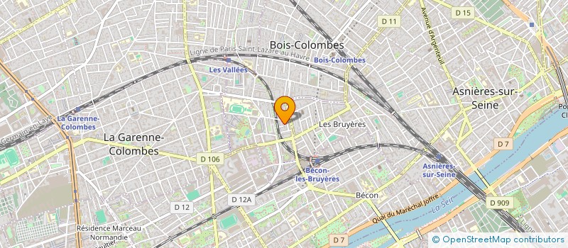 localisation de l'entreprise MADAME SOLENE DAUGY à BOIS-COLOMBES