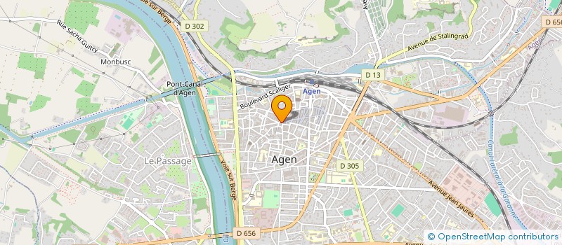 localisation de l'entreprise MADAME SOLENE DE BRONDEAU D'URETHIERES  AGEN