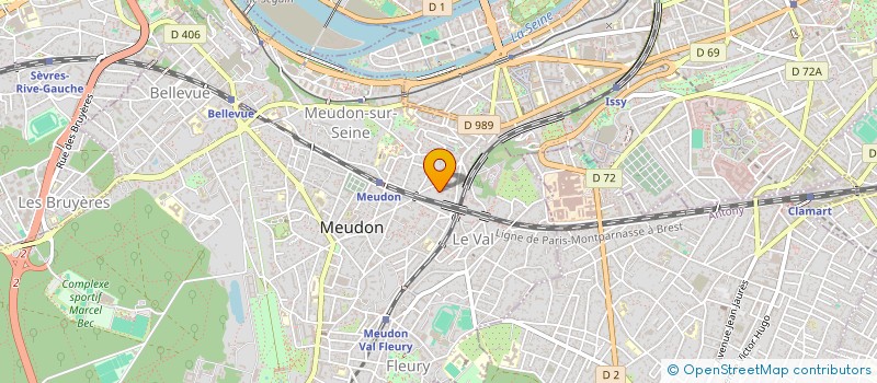 localisation de l'entreprise MADAME SOLENE DE CADOUDAL à MEUDON
