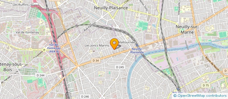 localisation de l'entreprise MADAME SOLENE DEGUIMP  LE PERREUX-SUR-MARNE