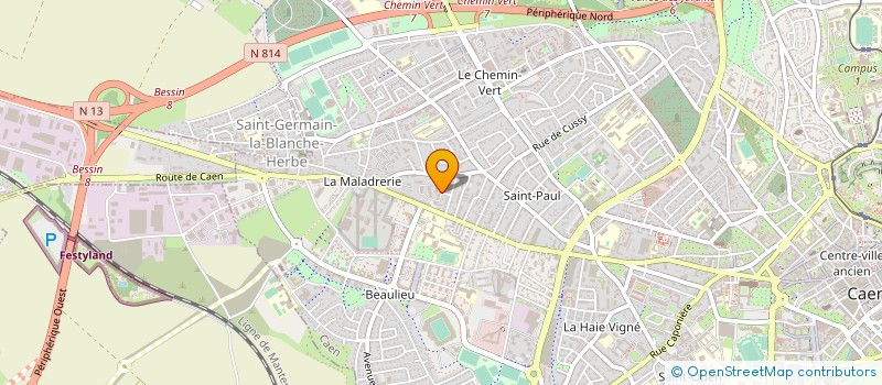 localisation de l'entreprise MADAME SOLENE DELAROCHE à CAEN