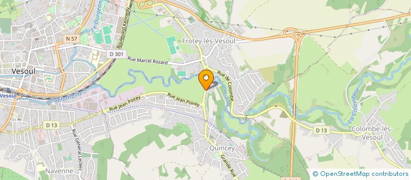 localisation de l'entreprise MADAME SOLENE DELBANO  COLOMBIER