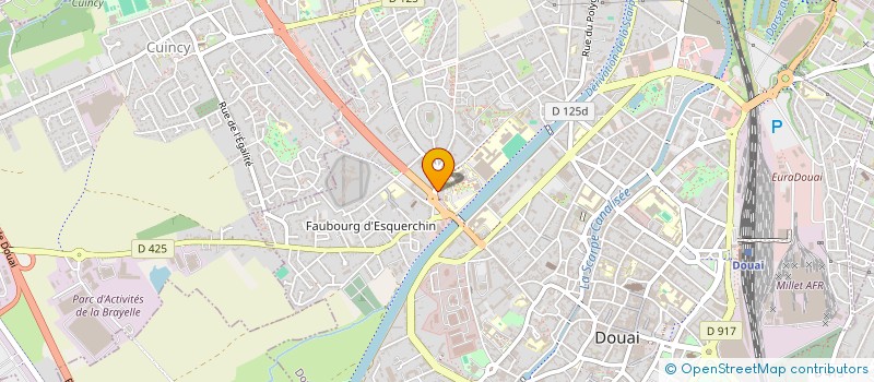 localisation de l'entreprise MADAME SOLENE DESREUMAUX  DOUAI