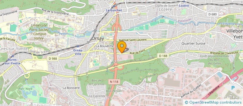 localisation de l'entreprise MADAME SOLENE DOISY à ORSAY