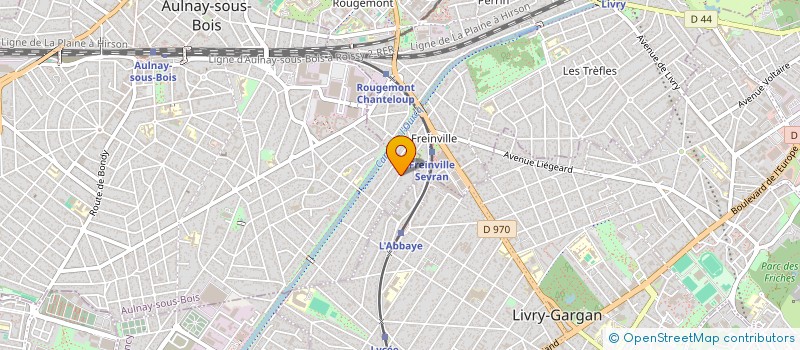localisation de l'entreprise MADAME SOLENE DOUALLY à AULNAY-SOUS-BOIS