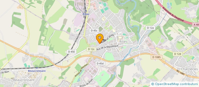 localisation de l'entreprise MADAME SOLENE DOUCET  RIVES