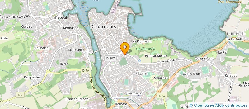 localisation de l'entreprise MADAME SOLENE DOUSSE à DOUARNENEZ