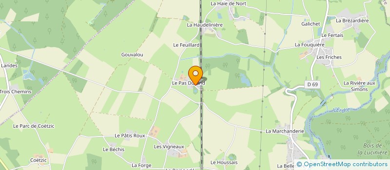 localisation de l'entreprise MADAME SOLENE DUCHAUSSOY à NORT-SUR-ERDRE