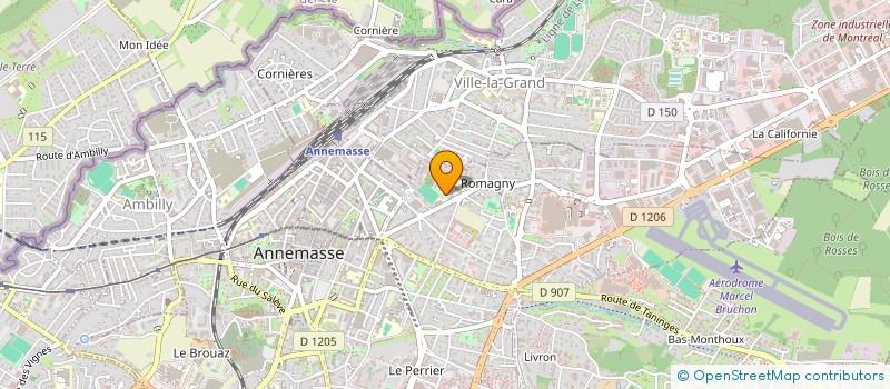 localisation de l'entreprise MADAME SOLENE DUCLOS  ANNEMASSE