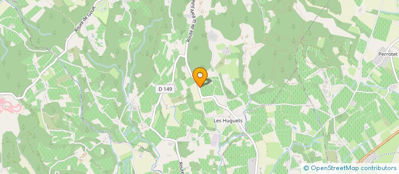 localisation de l'entreprise MADAME SOLENE DUPUY  ROUSSILLON