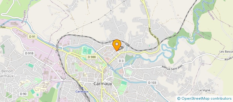 localisation de l'entreprise MADAME SOLENE ENJERLIC  SAINT-CHRISTOPHE-VALLON