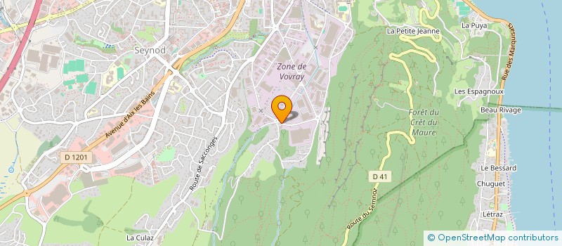 localisation de l'entreprise MADAME SOLENE FEREY  ANNECY
