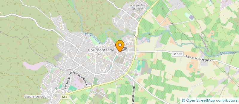 localisation de l'entreprise MADAME SOLENE FORGO  COURNONTERRAL