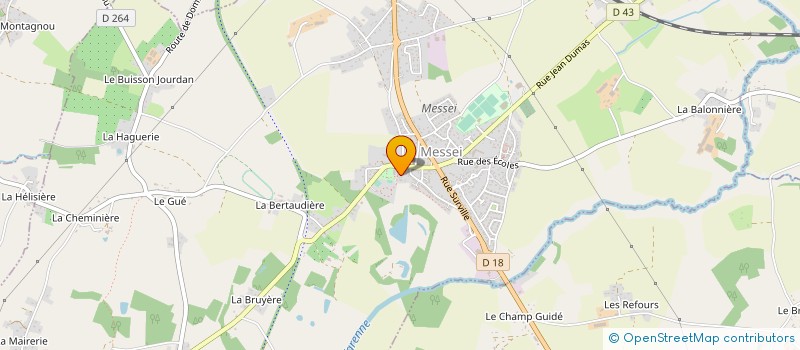 localisation de l'entreprise MADAME SOLENE FOULON à MESSEI