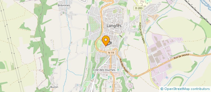 localisation de l'entreprise MADAME SOLENE FRANCOIS à LANGRES
