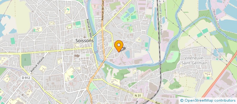 localisation de l'entreprise MADAME SOLENE FUSIL à SOISSONS