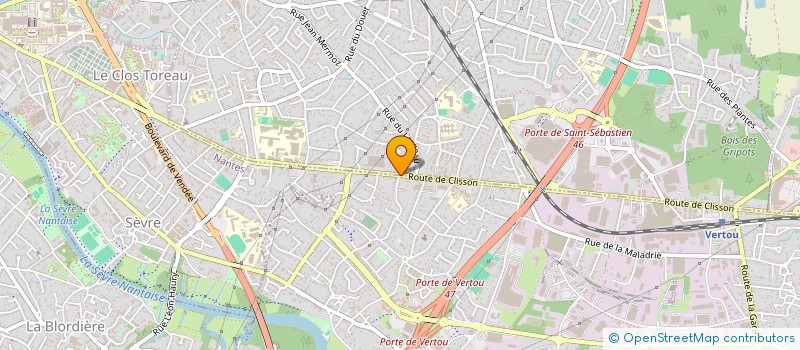 localisation de l'entreprise MADAME SOLENE GAILLARD  SAINT-SEBASTIEN-SUR-LOIRE