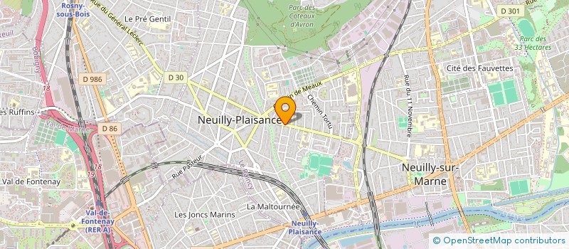 localisation de l'entreprise MADAME SOLENE GAMEIRO  NEUILLY-PLAISANCE