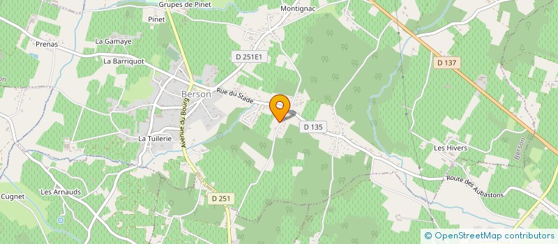 localisation de l'entreprise MADAME SOLENE GARCIA  BERSON