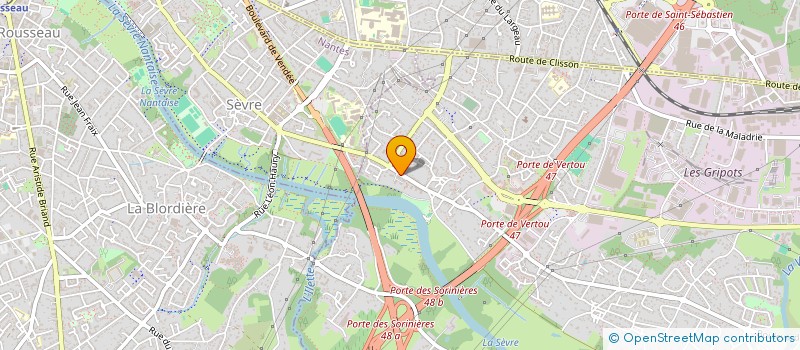 localisation de l'entreprise MADAME SOLENE GARREAU  VERTOU