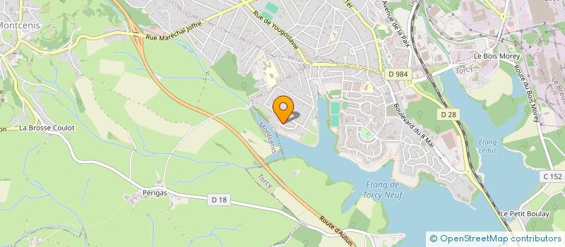 localisation de l'entreprise MADAME SOLENE GENIN  TORCY