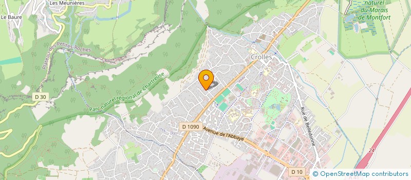 localisation de l'entreprise MADAME SOLENE GETTI à CROLLES