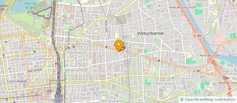 localisation de l'entreprise MADAME SOLENE GIRAULT  VILLEURBANNE