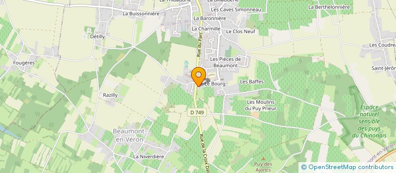 localisation de l'entreprise MADAME SOLENE GIRAULT-PICHENOT à BEAUMONT-EN-VERON