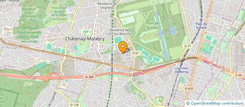 localisation de l'entreprise MADAME SOLENE GREDIN  CHATENAY-MALABRY