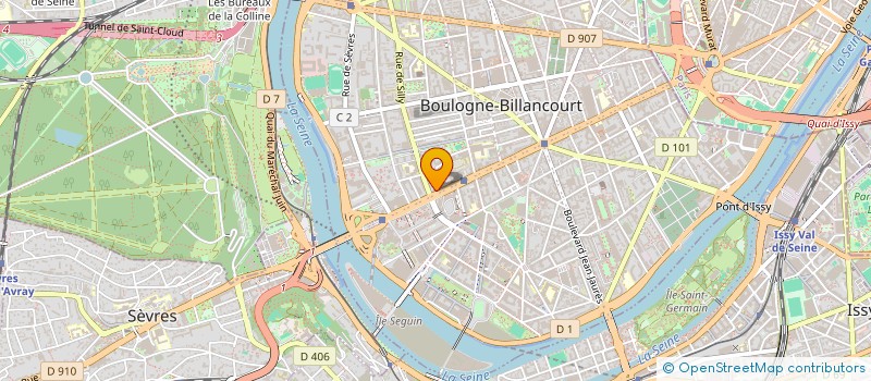 localisation de l'entreprise MADAME SOLENE GRELIER à BOULOGNE-BILLANCOURT
