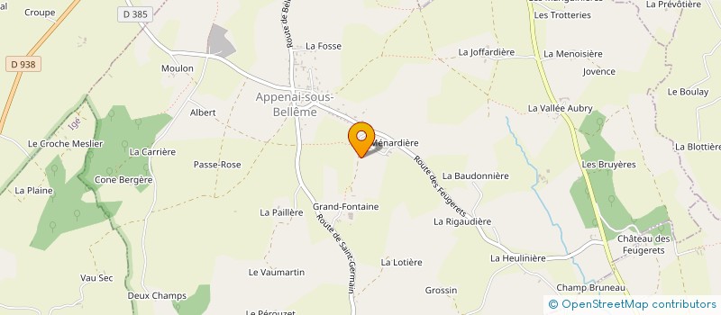 localisation de l'entreprise MADAME SOLENE GRONON à APPENAI-SOUS-BELLEME