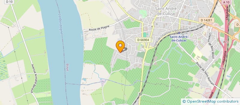 localisation de l'entreprise MADAME SOLENE GUESSARD  SAINT-ANDRE-DE-CUBZAC