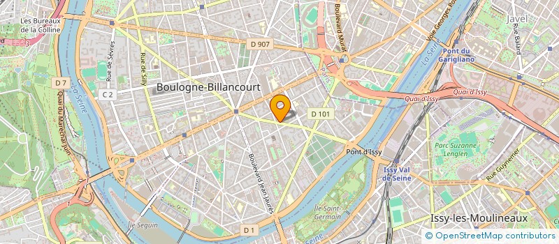 localisation de l'entreprise MADAME SOLENE GUEZENNEC à BOULOGNE-BILLANCOURT