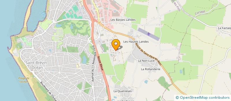 localisation de l'entreprise MADAME SOLENE GUILLET à SAINT-BREVIN-LES-PINS