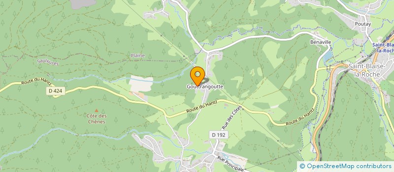 localisation de l'entreprise MADAME SOLENE HEINRICH  SAULXURES