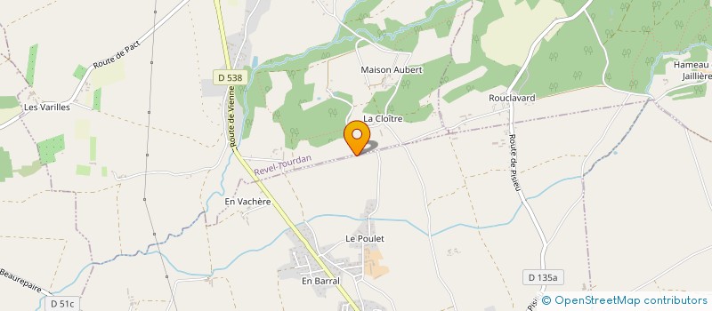 localisation de l'entreprise MADAME SOLENE HONORE  BEAUREPAIRE